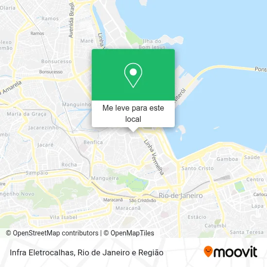 Infra Eletrocalhas mapa