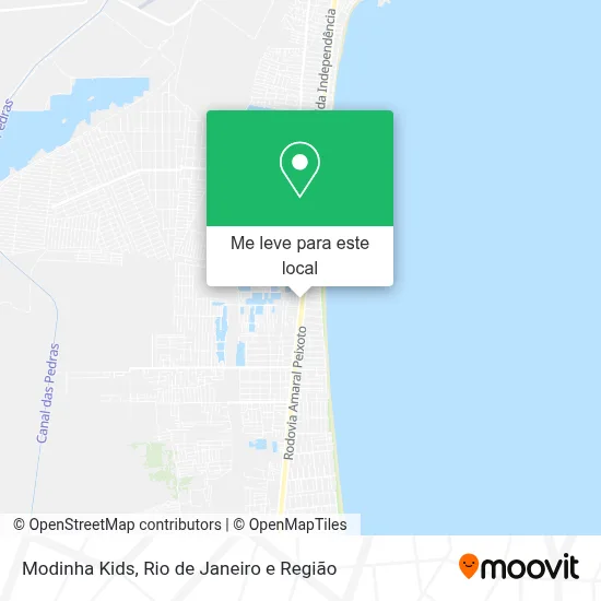 Modinha Kids mapa