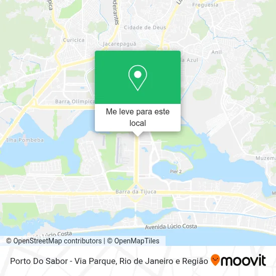 Porto Do Sabor - Via Parque mapa