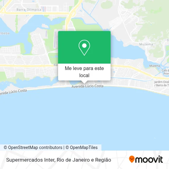 Supermercados Inter mapa