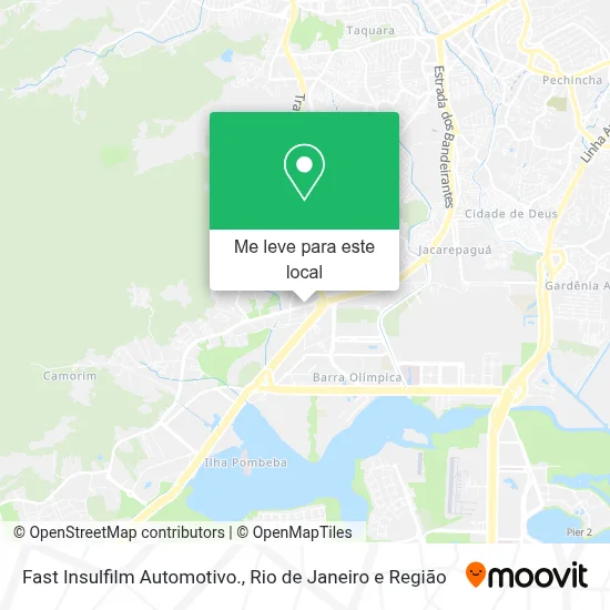 Fast Insulfilm Automotivo. mapa