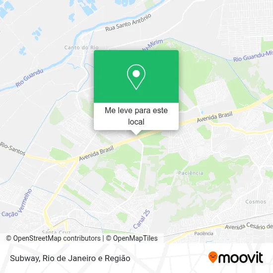Subway mapa