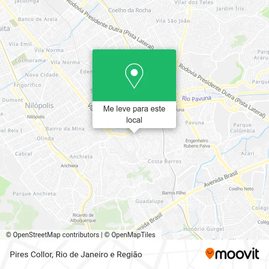 Pires Collor mapa