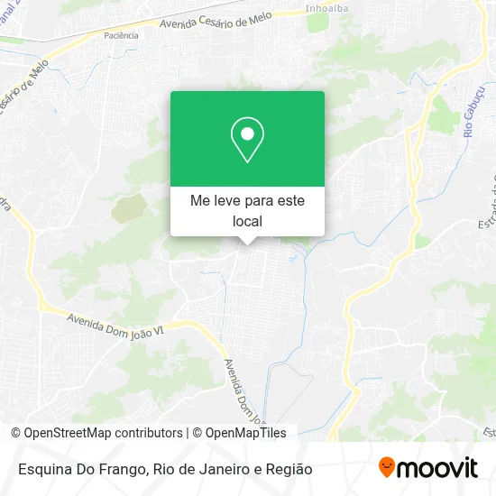 Esquina Do Frango mapa