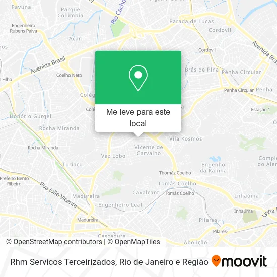 Rhm Servicos Terceirizados mapa
