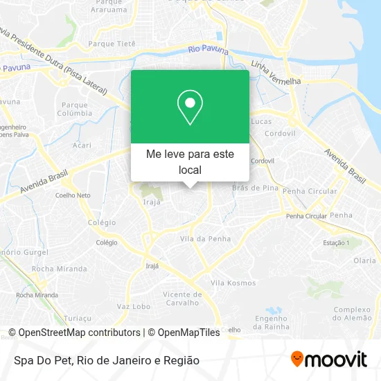 Spa Do Pet mapa