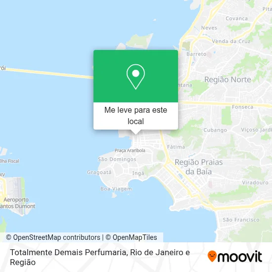 Totalmente Demais Perfumaria mapa