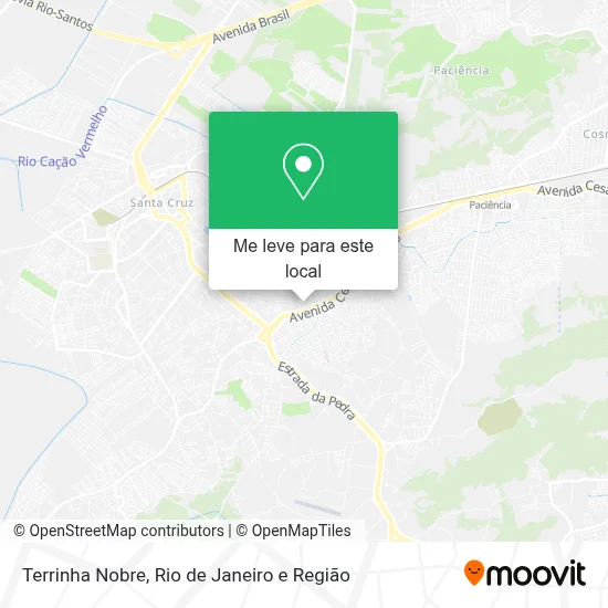 Terrinha Nobre mapa