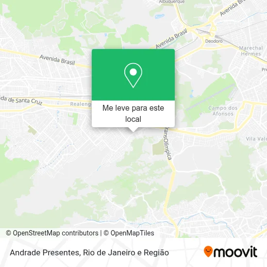 Andrade Presentes mapa