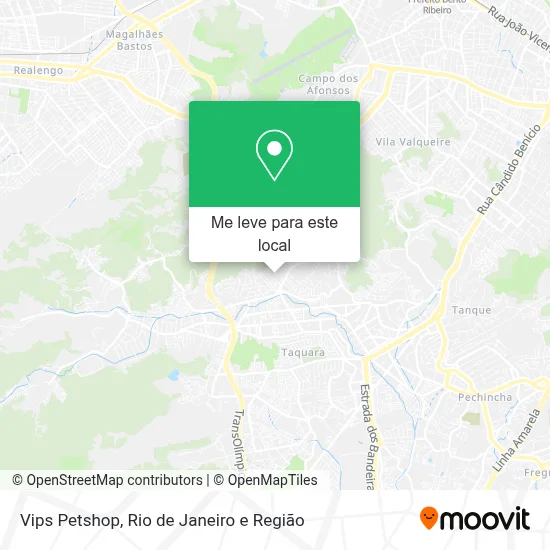 Vips Petshop mapa