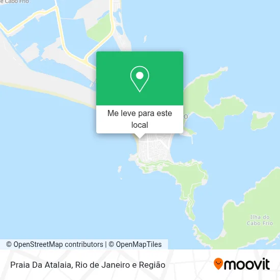 Praia Da Atalaia mapa