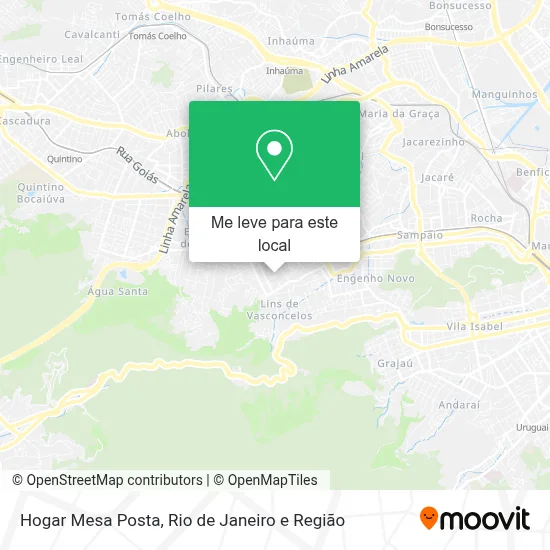 Hogar Mesa Posta mapa