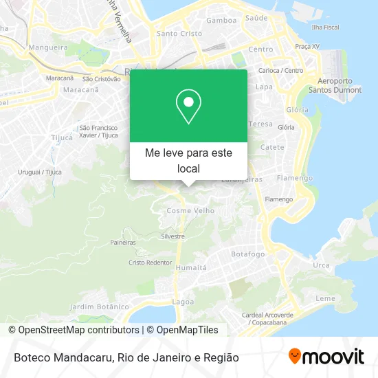 Boteco Mandacaru mapa