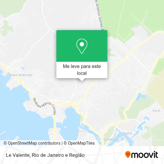 Le Valente mapa
