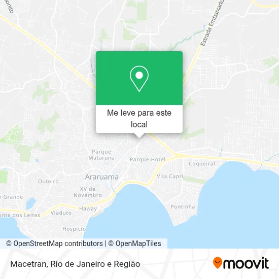Macetran mapa