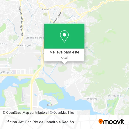 Oficina Jet-Car mapa