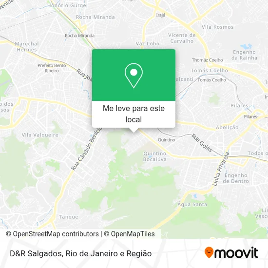 D&R Salgados mapa