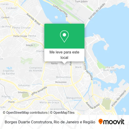 Borges Duarte Construtora mapa