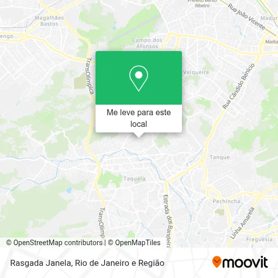 Rasgada Janela mapa