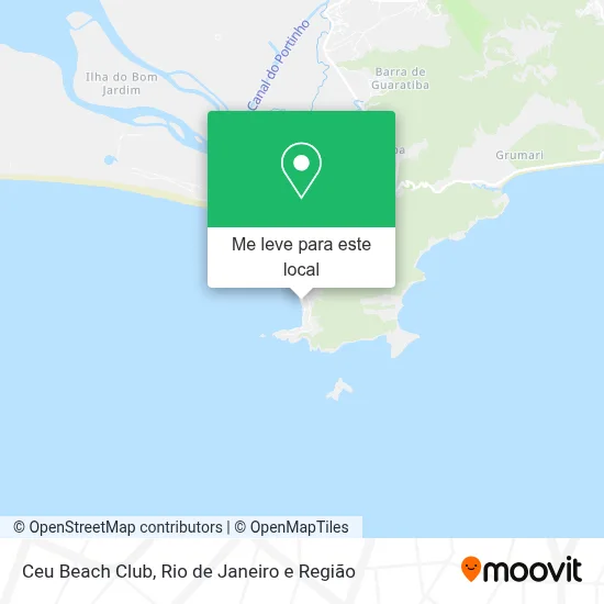 Ceu Beach Club mapa