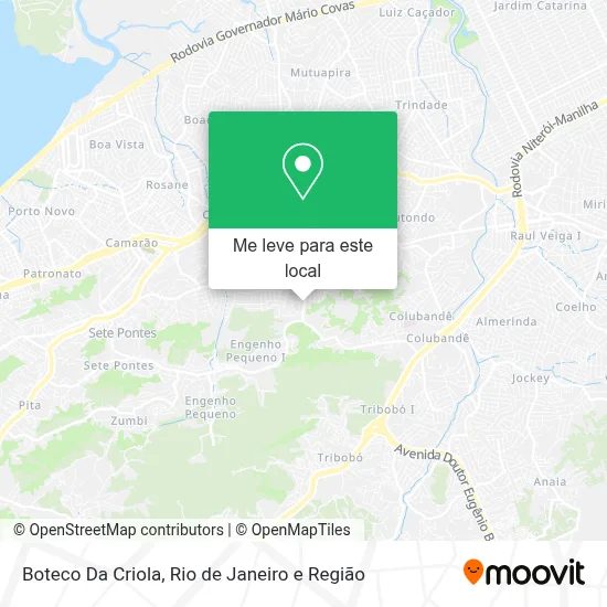 Boteco Da Criola mapa