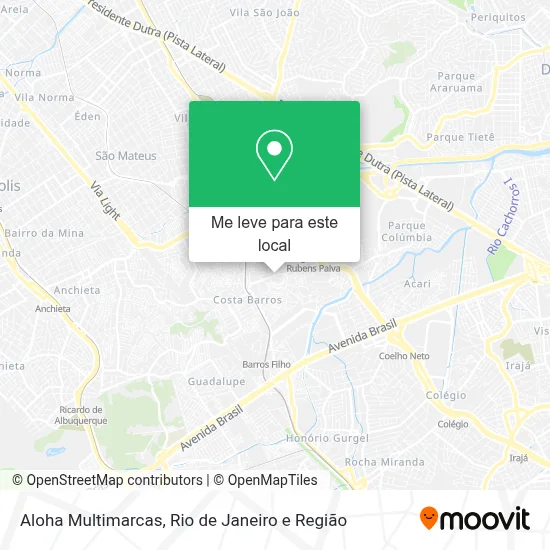 Aloha Multimarcas mapa