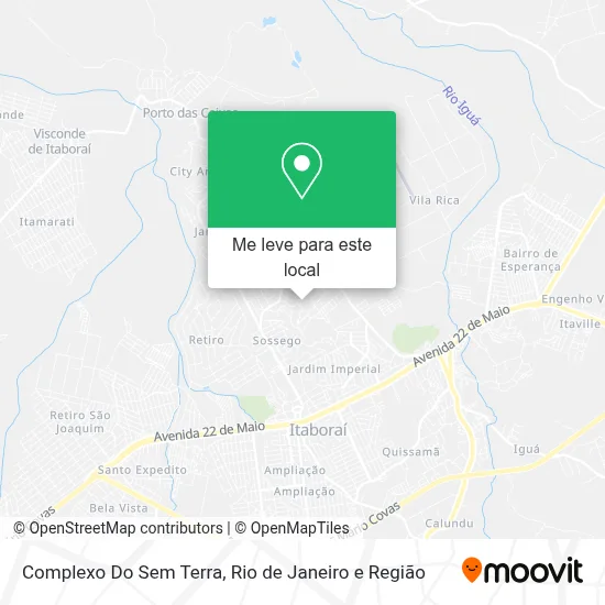 Complexo Do Sem Terra mapa
