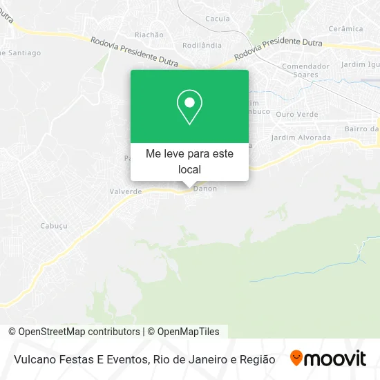 Vulcano Festas E Eventos mapa
