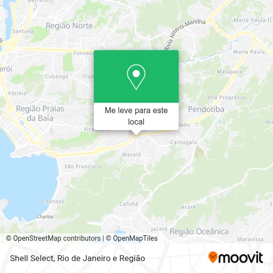 Shell Select mapa