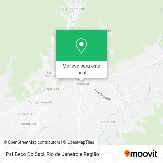 Psf Beco Do Saci mapa