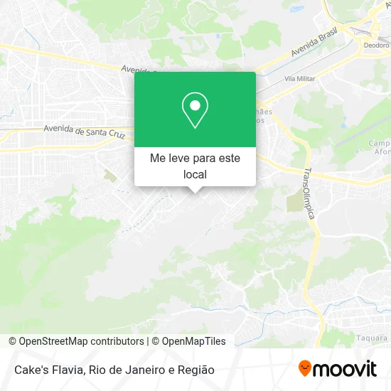 Cake's Flavia mapa
