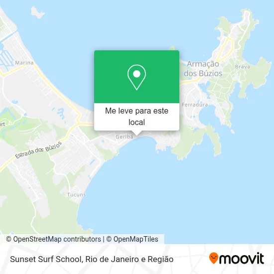 Sunset Surf School mapa