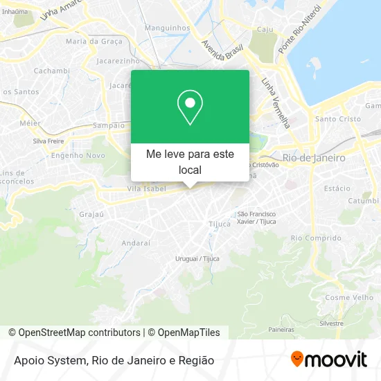 Apoio System mapa