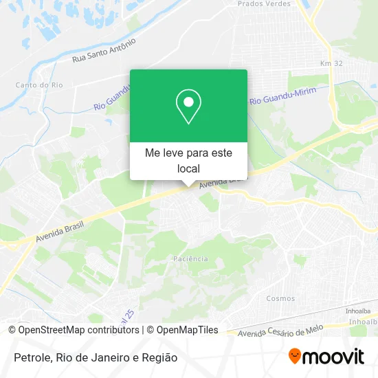 Petrole mapa