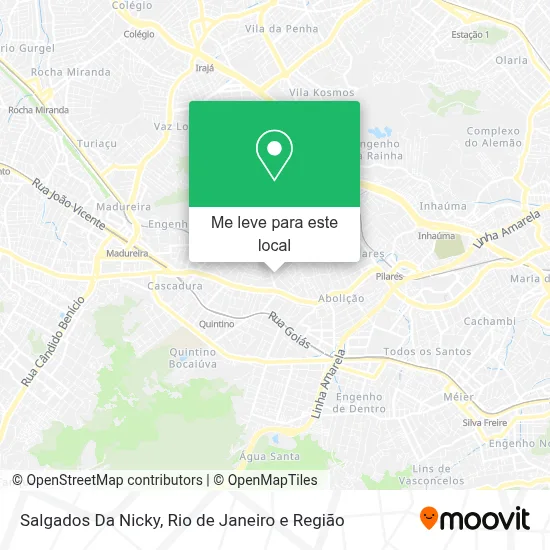 Salgados Da Nicky mapa
