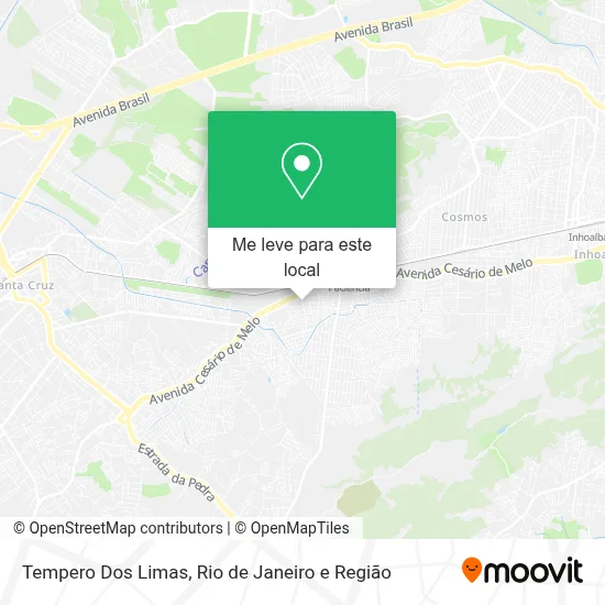 Tempero Dos Limas mapa