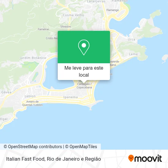Italian Fast Food mapa