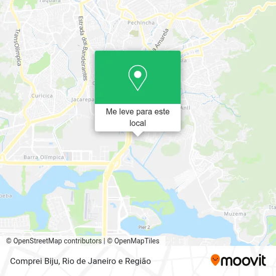 Comprei Biju mapa