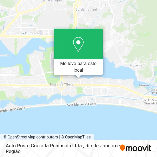Auto Posto Cruzada Peninsula Ltda. mapa