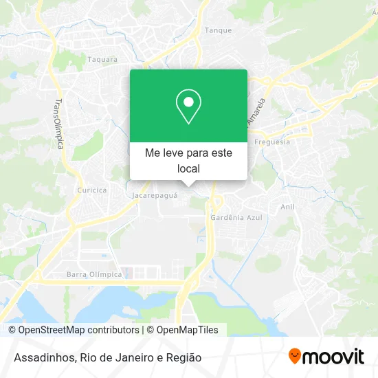 Assadinhos mapa