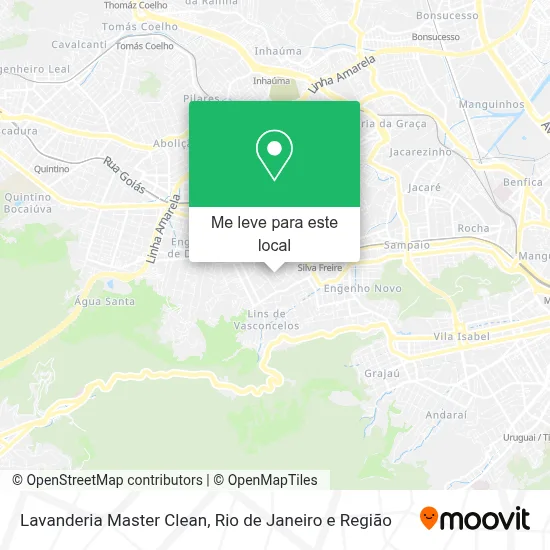 Lavanderia Master Clean mapa