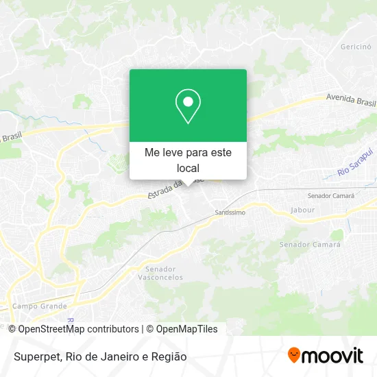 Superpet mapa