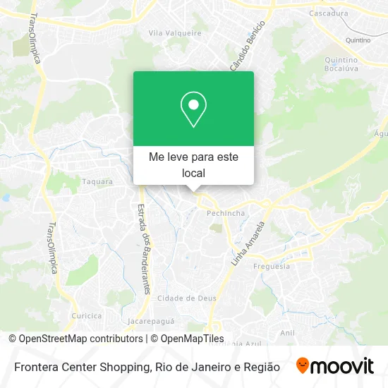 Frontera Center Shopping mapa