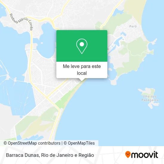 Barraca Dunas mapa