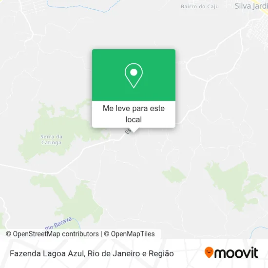 Fazenda Lagoa Azul mapa