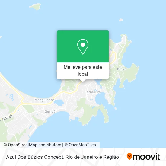 Azul Dos Búzios Concept mapa