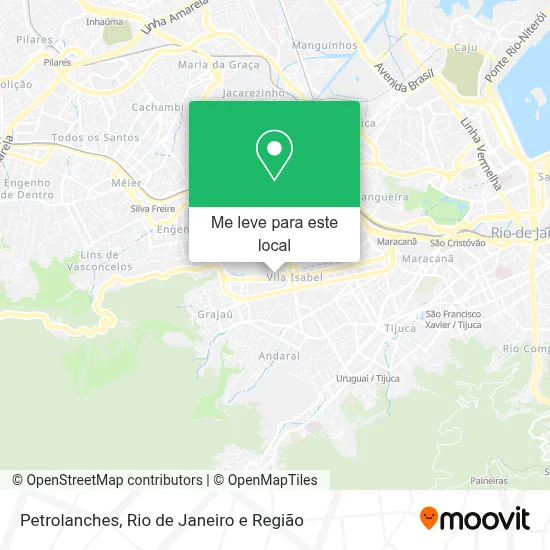 Petrolanches mapa