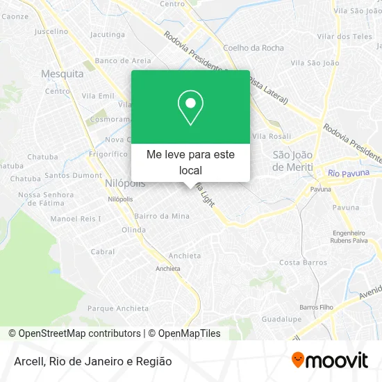 Arcell mapa