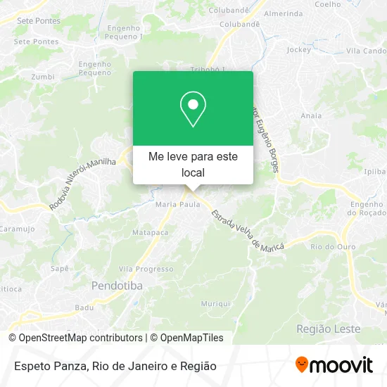 Espeto Panza mapa