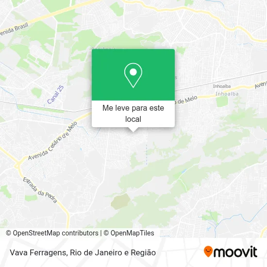 Vava Ferragens mapa